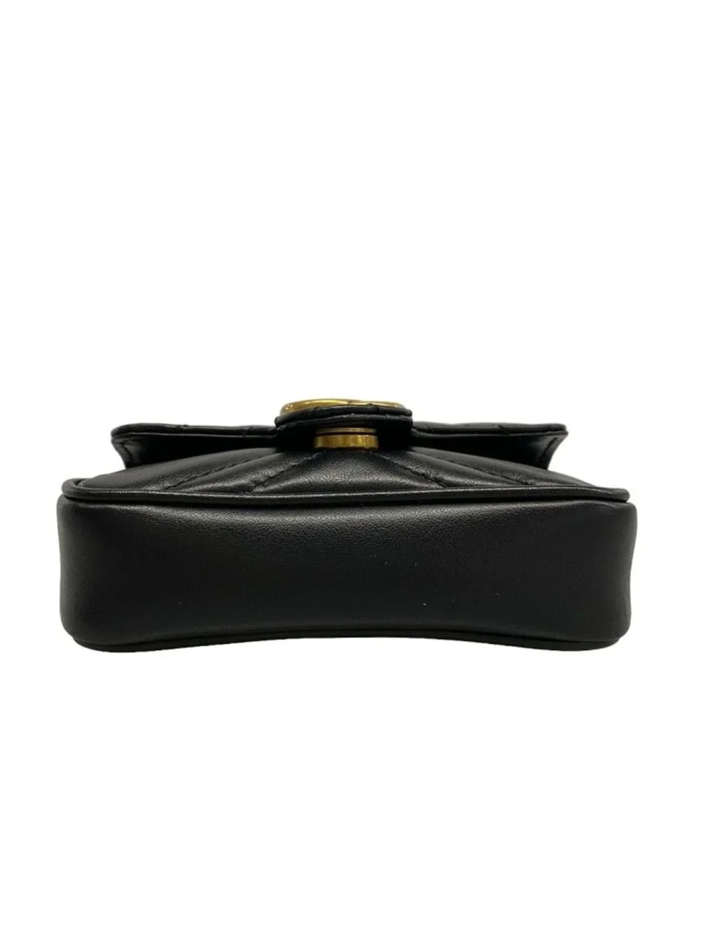 Gucci Handbag GG Marmont Black Leather